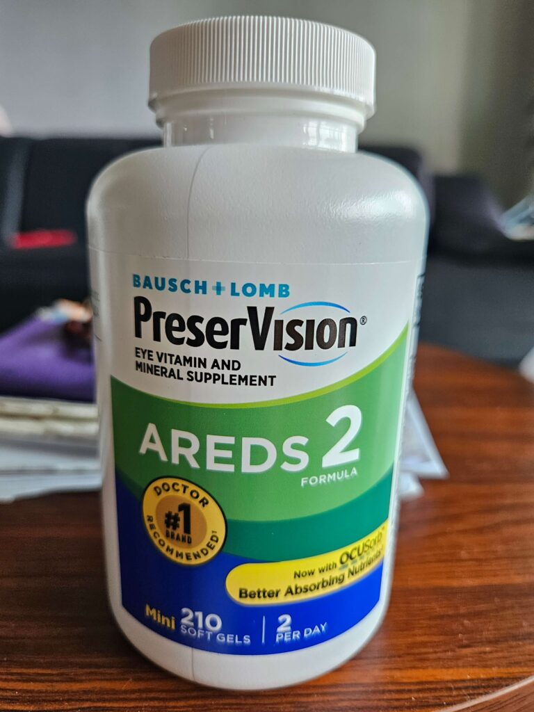 루테인이 함유된 눈 영양제 프리저비전 AREDS2 제품 정면